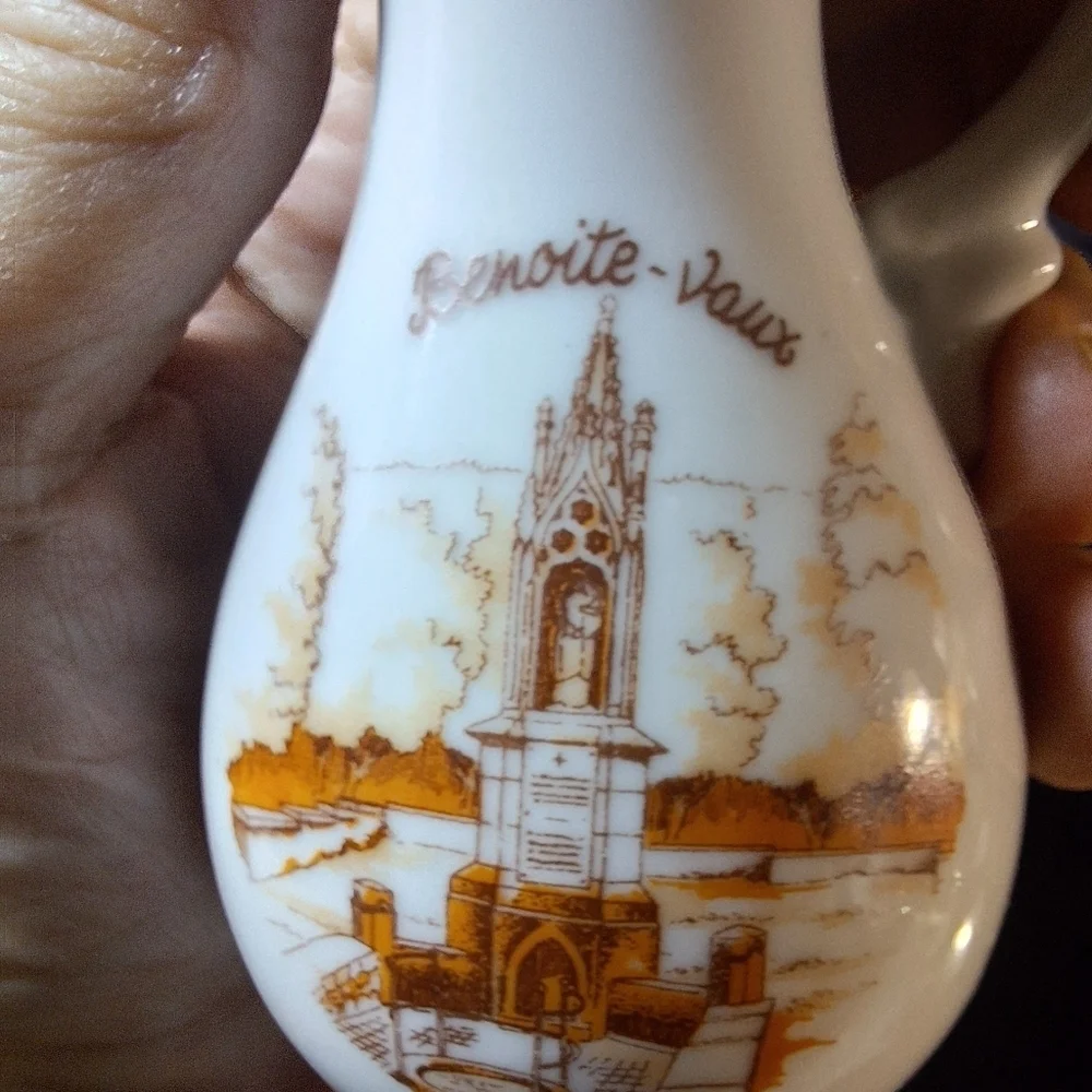 Vintage porcelain French porcelain pitcher